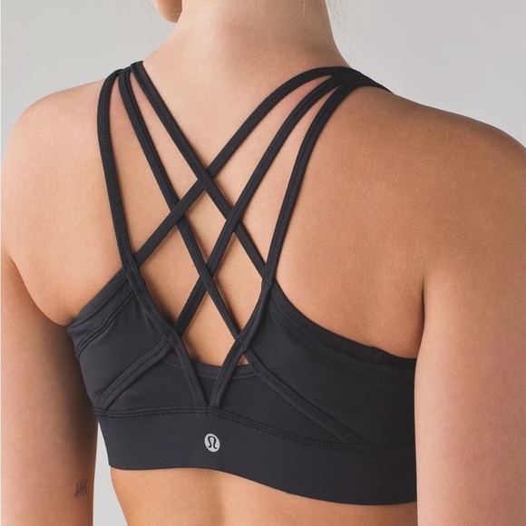 lululemon athletica Other - Lululemon Black Strap It Like It’s Hot Sports Bra - Size 4